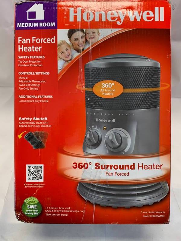 lot 8 image: Honeywell 360 Degree Surround Heater