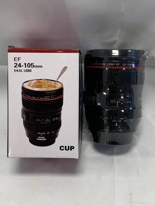 lot 21 image: Camera Mug (new in box) Perfect Gift for the Photo Bug