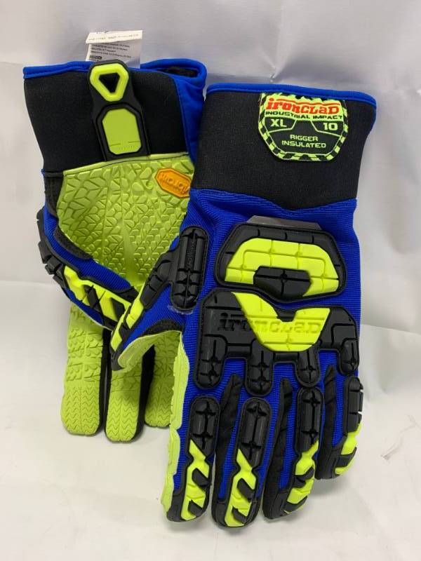 lot 28 image: Industrial Ironclad Rigging Gloves XL  $79 list price