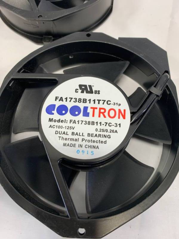 lot 63 image: 2 Powerstrips & 2 110 Volt Fans