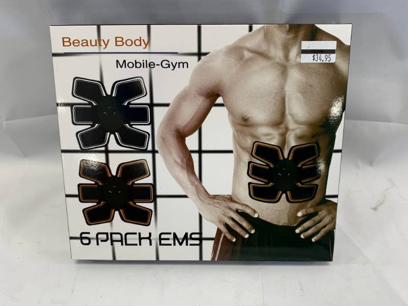 lot 34 image: 6 Pack Abs Mobile Gym Electro Muscle Stimulator