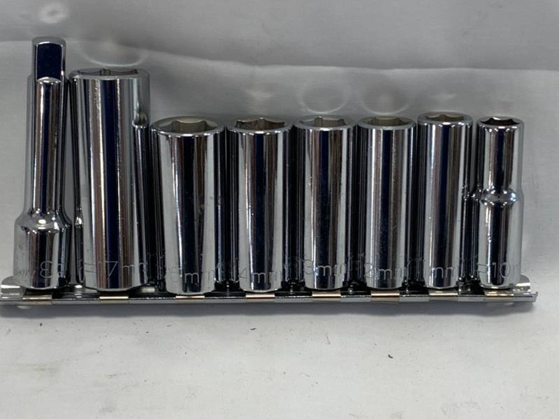 lot 45 image: Easco 7pc Metric Socket Set Made in the USA $49