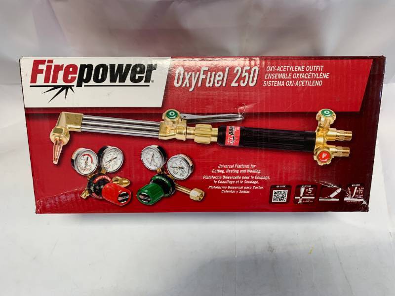 lot 51 image: Firepower Oxyfuel 250 Oxy-Acetylene Welding Torch Kit