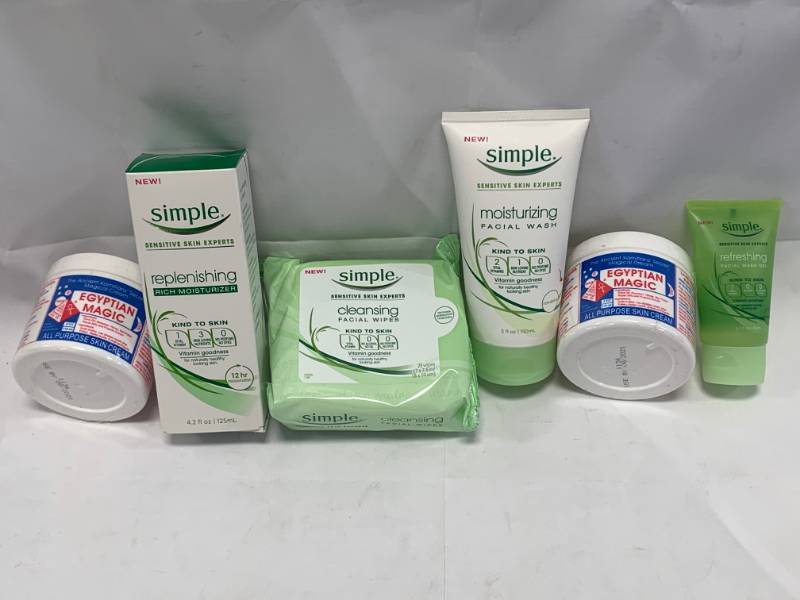 lot 94 image: Lot of 6 Skin Care Products