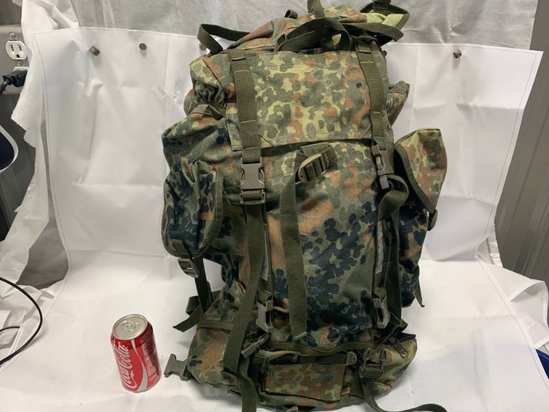 lot 98 image: Genuine German Military Backpack