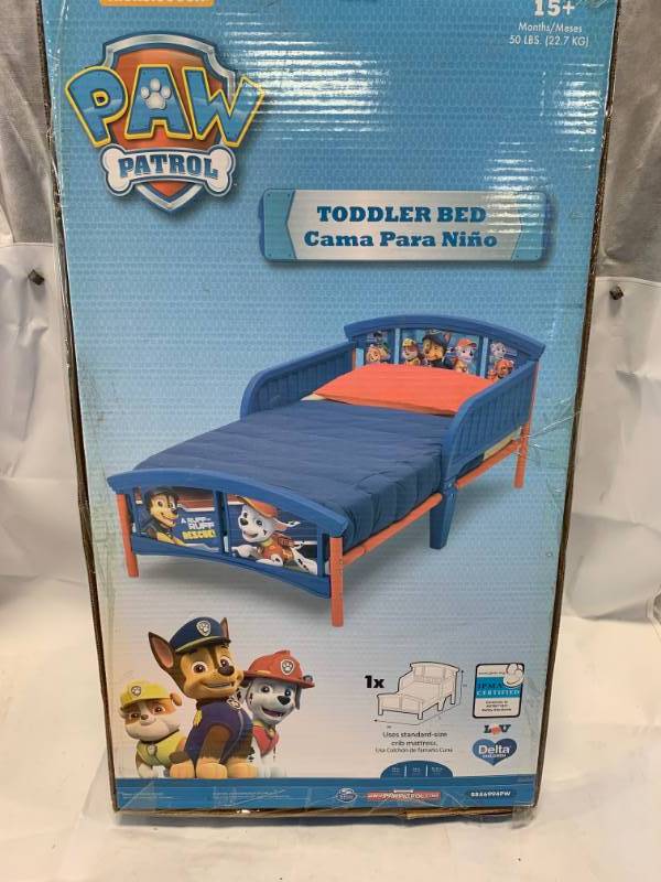 lot 116 image: Paw Patrol Toddlers Bed