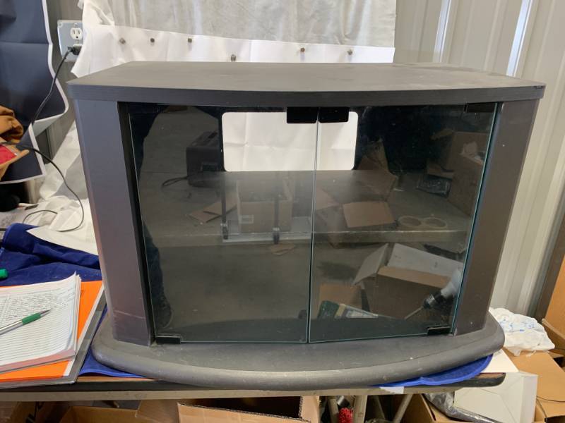 lot 123 image: Television Stand 18 tall by 26 Wide