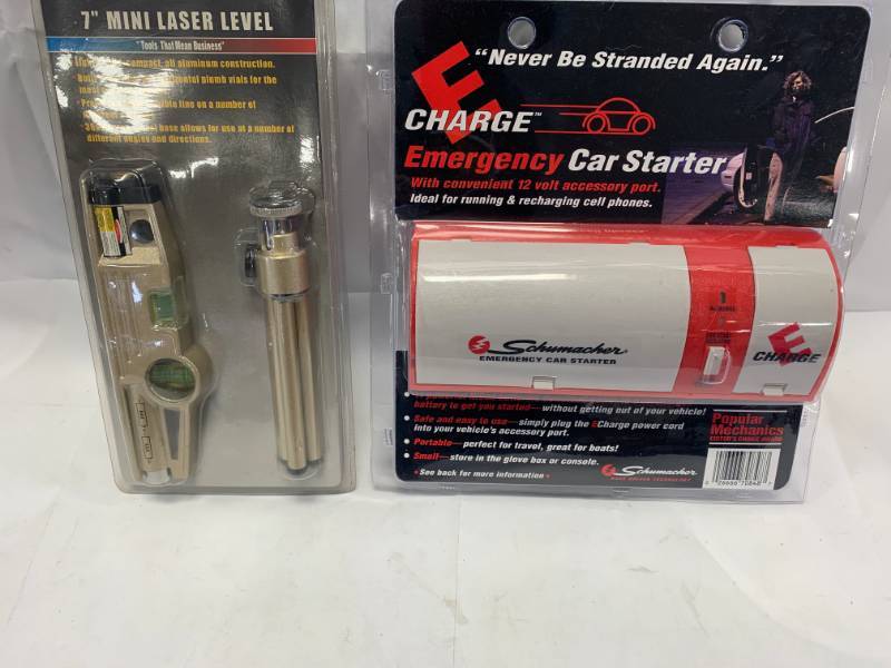 lot 127 image: Schumacher Emergency Car Starter & 7 Mini Laser Level