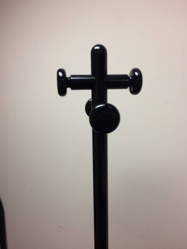 lot 49 image: Black Coat Rack Stand - Excellent Condition
