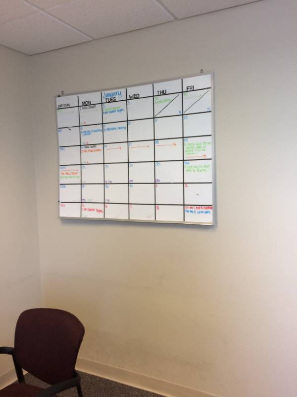 lot 74 image: Dry Erase Whiteboard