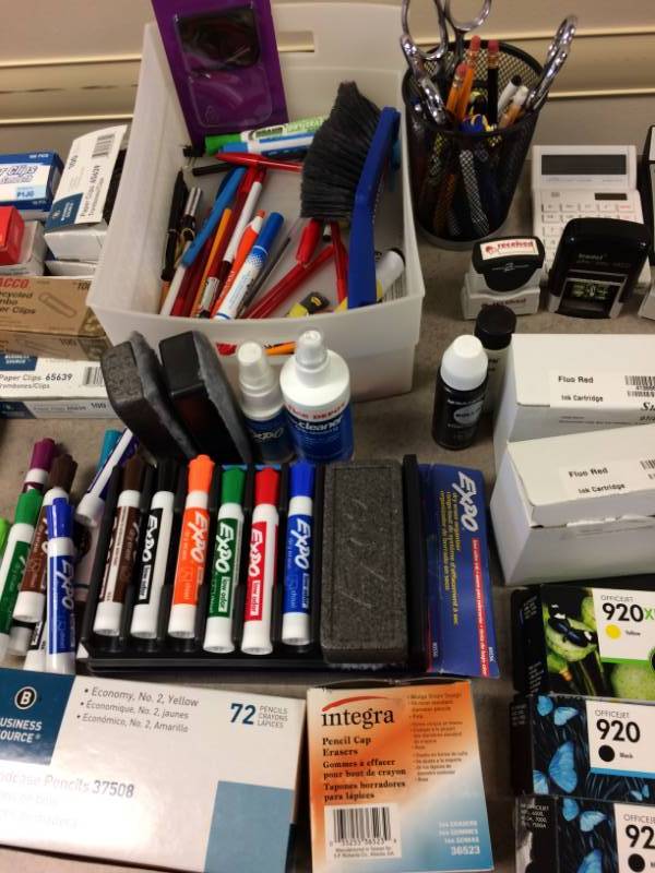 lot 301 image: Large Lot Of Office Supplies Products - Some New