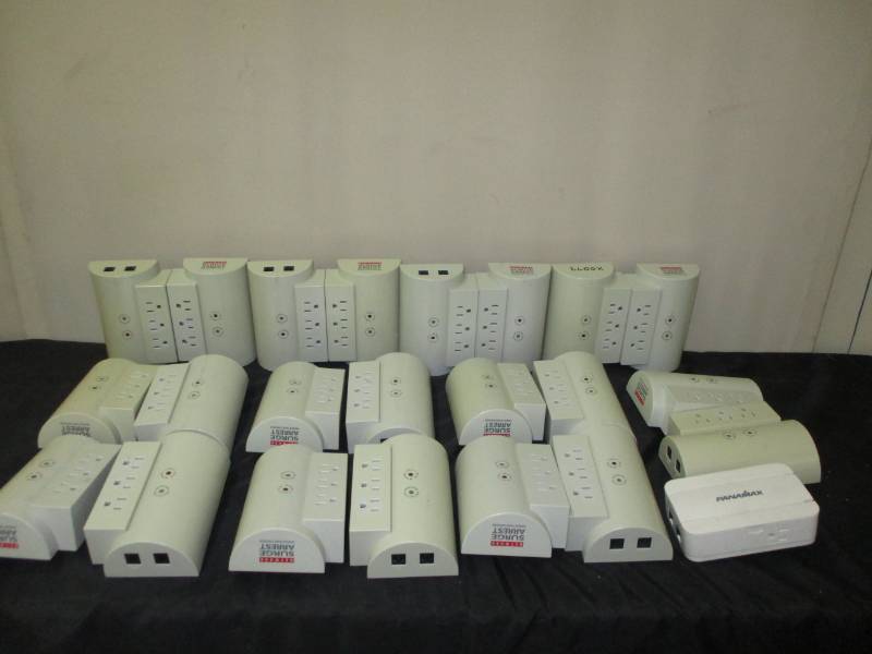 23 Surge Protectors, you can plug your telephone chords in them too