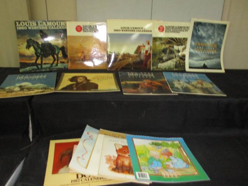 Louis Lamour Calandars and a few others