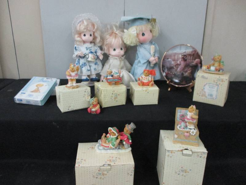 Precious moments and cherisherd teddies