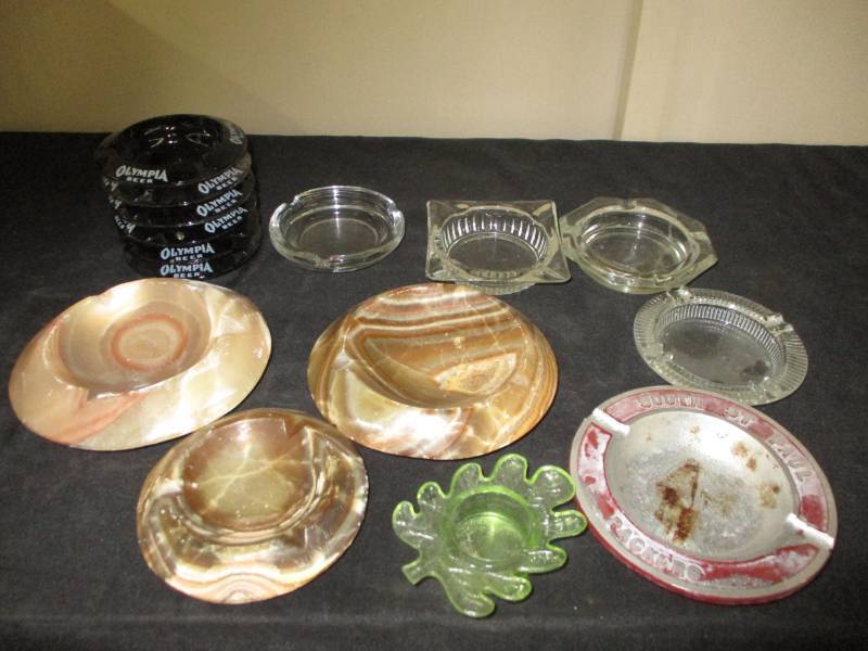 Variety of Ashtrays
