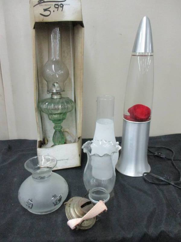Oil Lamps and Lava Lamp