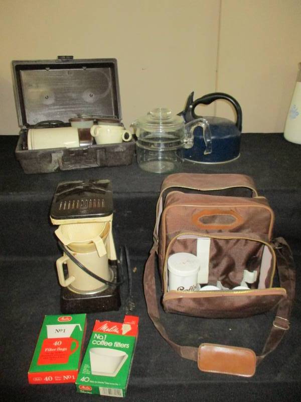 Coffee Pot, Tea Pot and travwling coffee pots