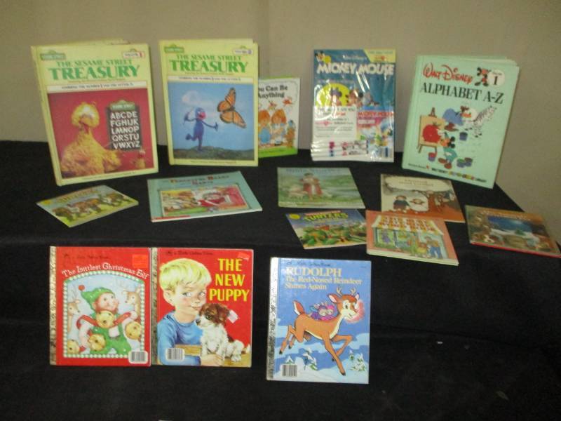 Golden books, disney, sasame stret and more