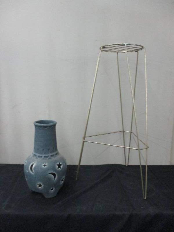 Large CandleIncense Burner with metal stand