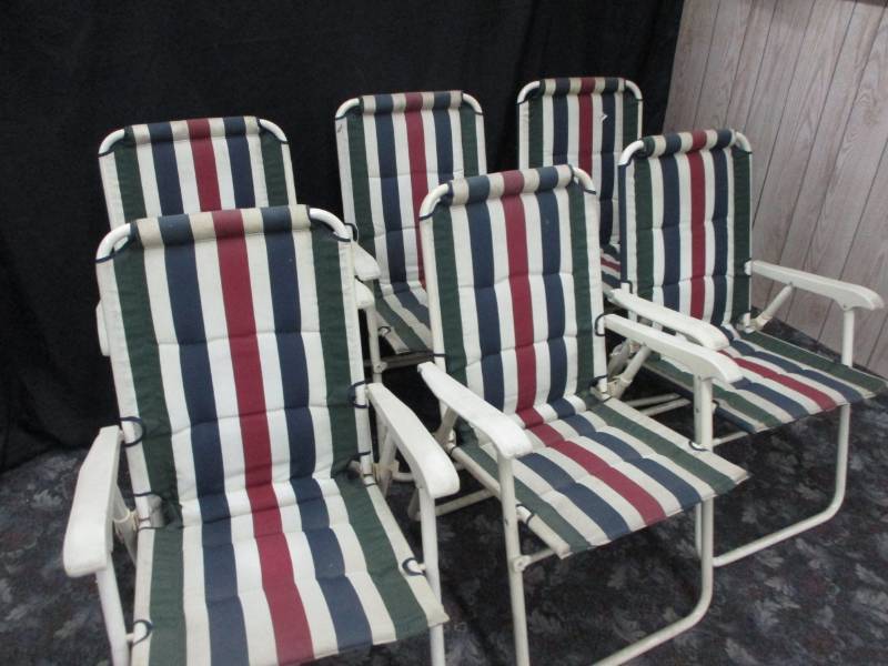 6 Patio chairs