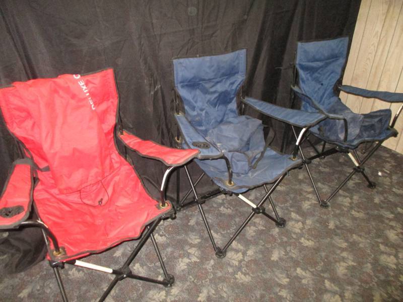 Deluxe Quality Camp Chairs  Heavy Canvas with cases