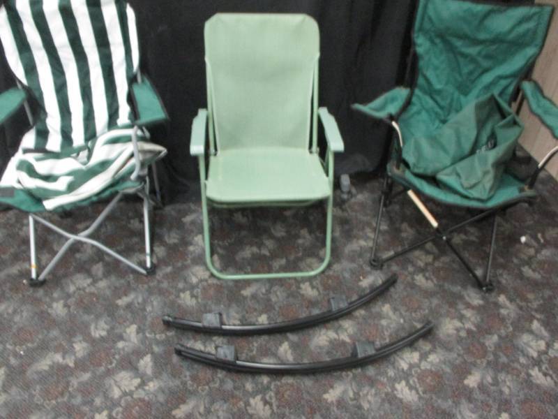 Folding Camp Chairs, Rocking chair attachments