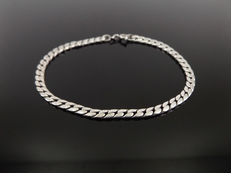 .925 Sterling Silver Thick Link Bracelet