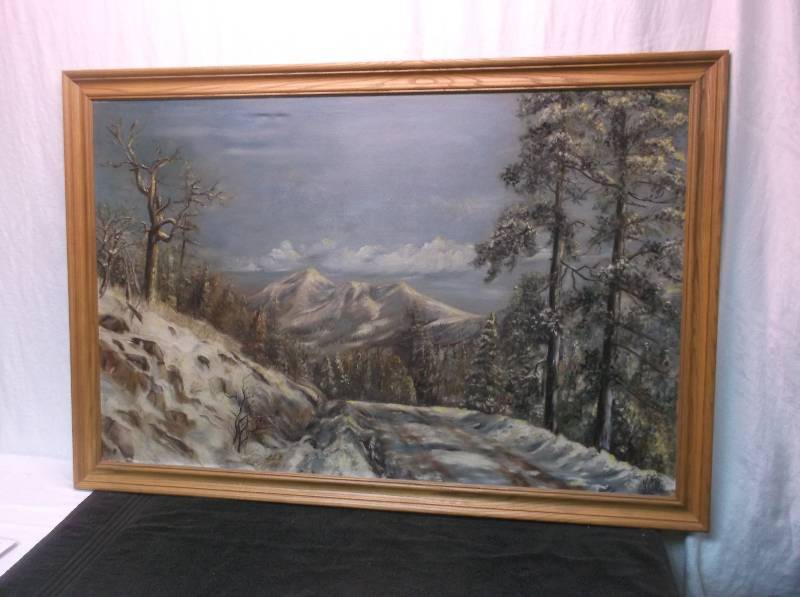 lot 48 image: Oil On Canvas