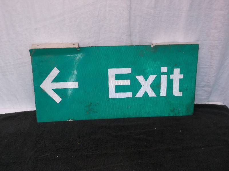 lot 76 image: Metal Sign