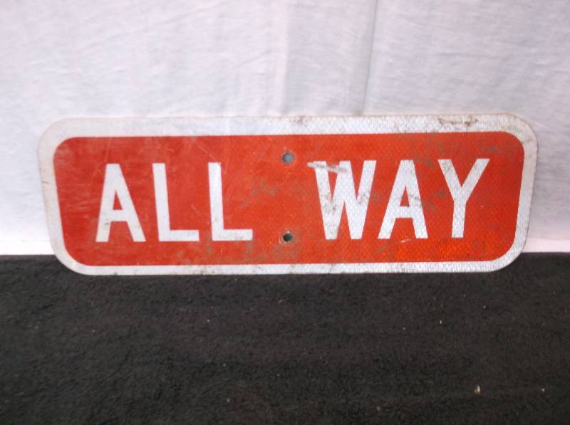 lot 79 image: Metal Sign