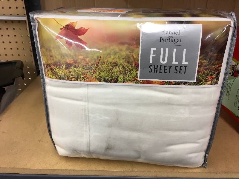 Full Flannel Sheet Set, Retail $14.99