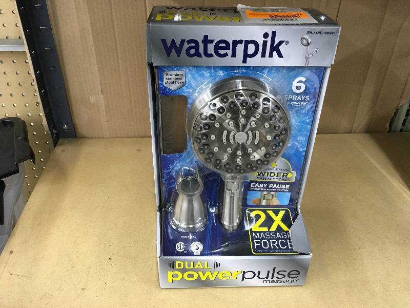 Waterpik Shower Head, Retail $39.99