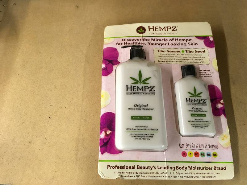 Hempz Lotion, Retail $11.99