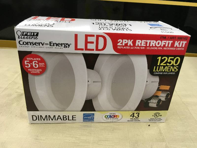 Feit 2PK LED Retrofit Kit, Retail $15.99