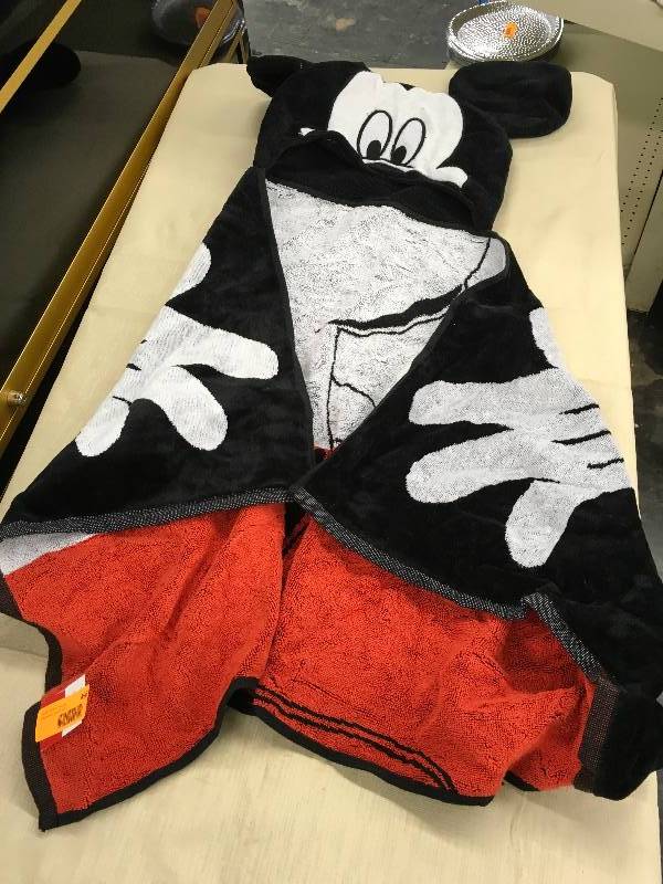 Micky Mouse Hooded Towel, Retail $14.99