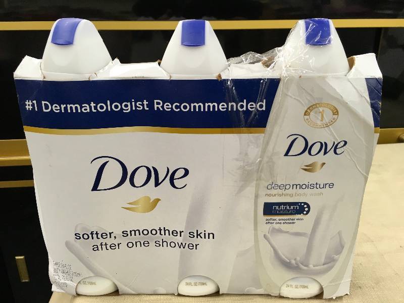 Dove 3PK Body Wash, Retail $16.99