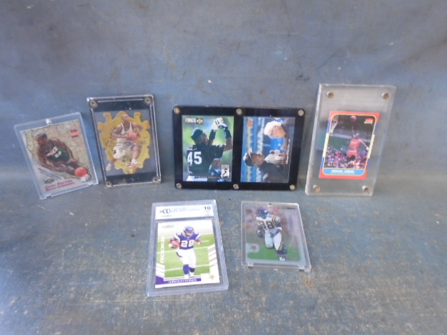 lot 11 image: Assorted Sports Cards, Some Vintage and Graded