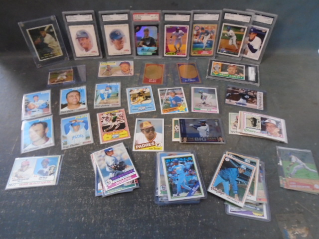 lot 21 image: Baseball Cards with Robin Roberts, Mays, Jetter and More