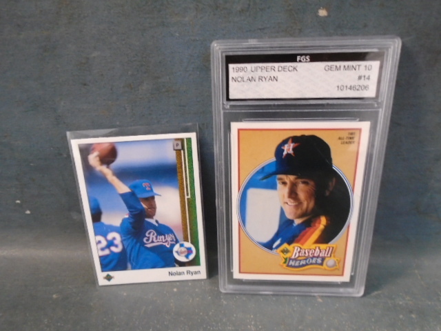 lot 23 image: Nolan Ryan Baseball Cards
