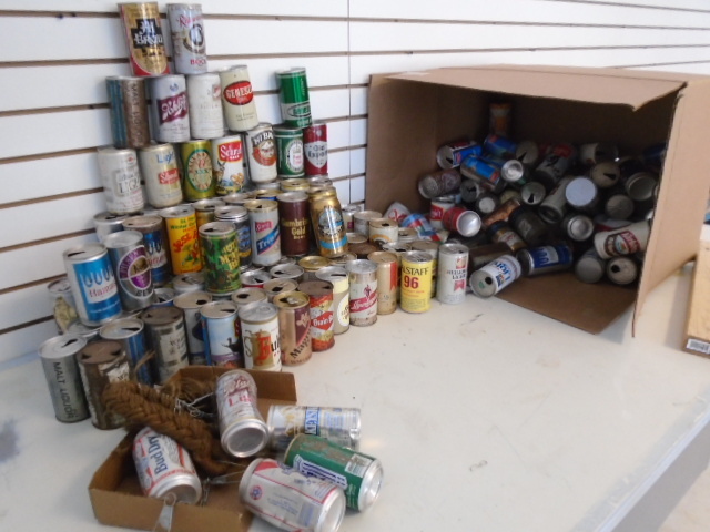 lot 27 image: Vintage Beer Cans