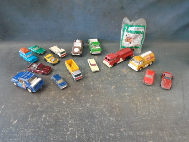 antique metal toy cars and trucks