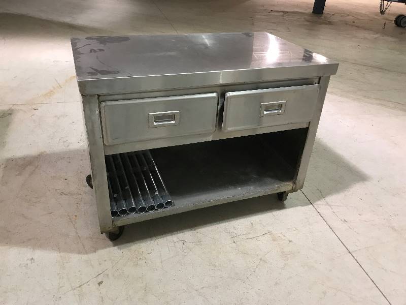 lot 56 image: Stainless Steel Cabinet42x25x34