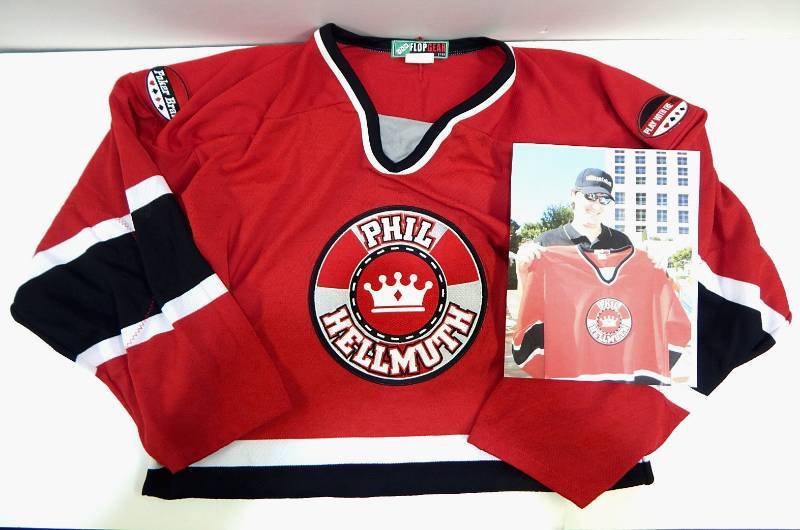 lot 5 image: Phil Poker Brat Hellmuth Hockey Jersey