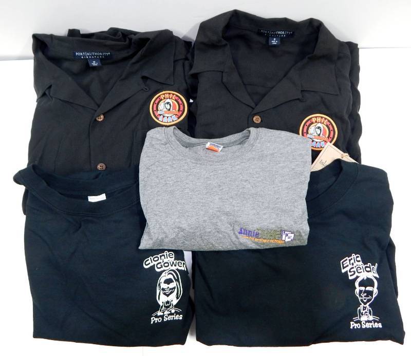 lot 29 image: Lot of 5 Professional Poker Stars Mens and Womens Shirts