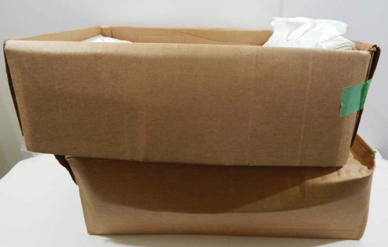 lot 180 image: Lot of Approximately 1000 World Poker Store Retail Plastic Bags with Handles