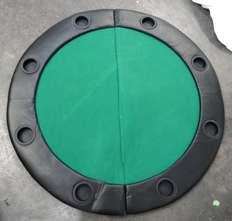 lot 113 image: Tournament Used Eight Player Poker Table Topper