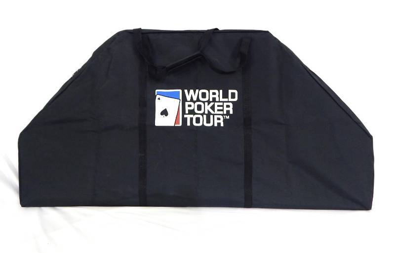 lot 116 image: FatCat Home Casino Products Pro Series Folding Poker Table Top with World Poker Tour Case