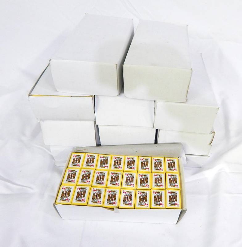 lot 107 image: Huge Lot of Novelty Mini Playing Cards