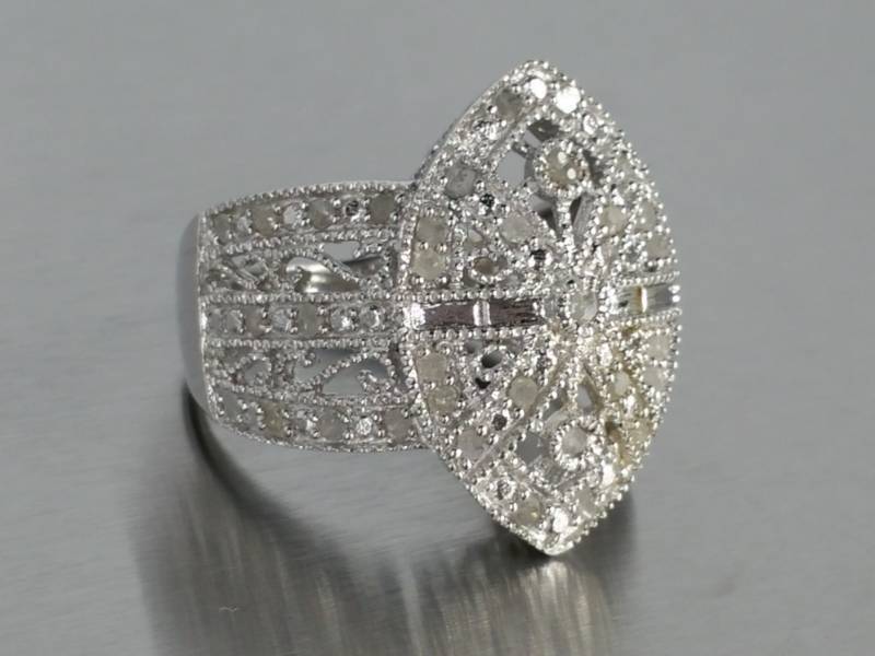 Ladies Pave Diamond Estate Ring