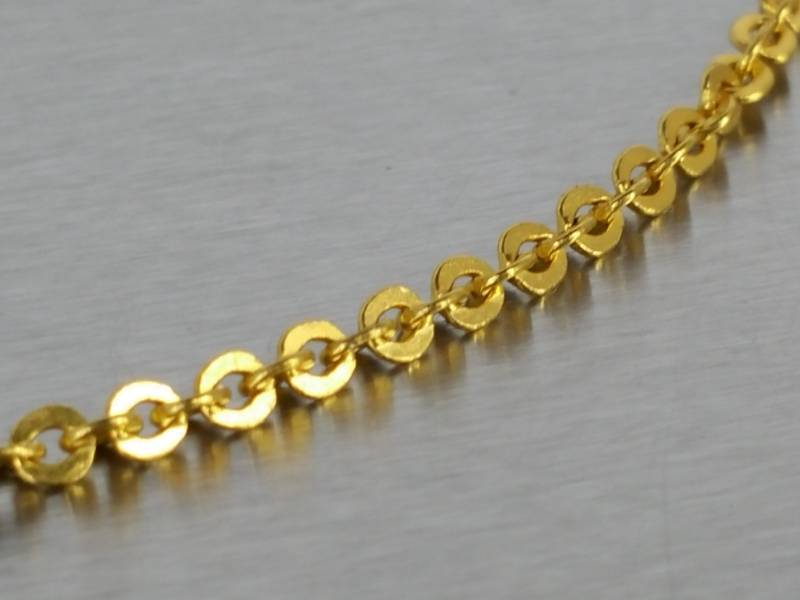 22k Yellow Gold Designer 18 Necklace